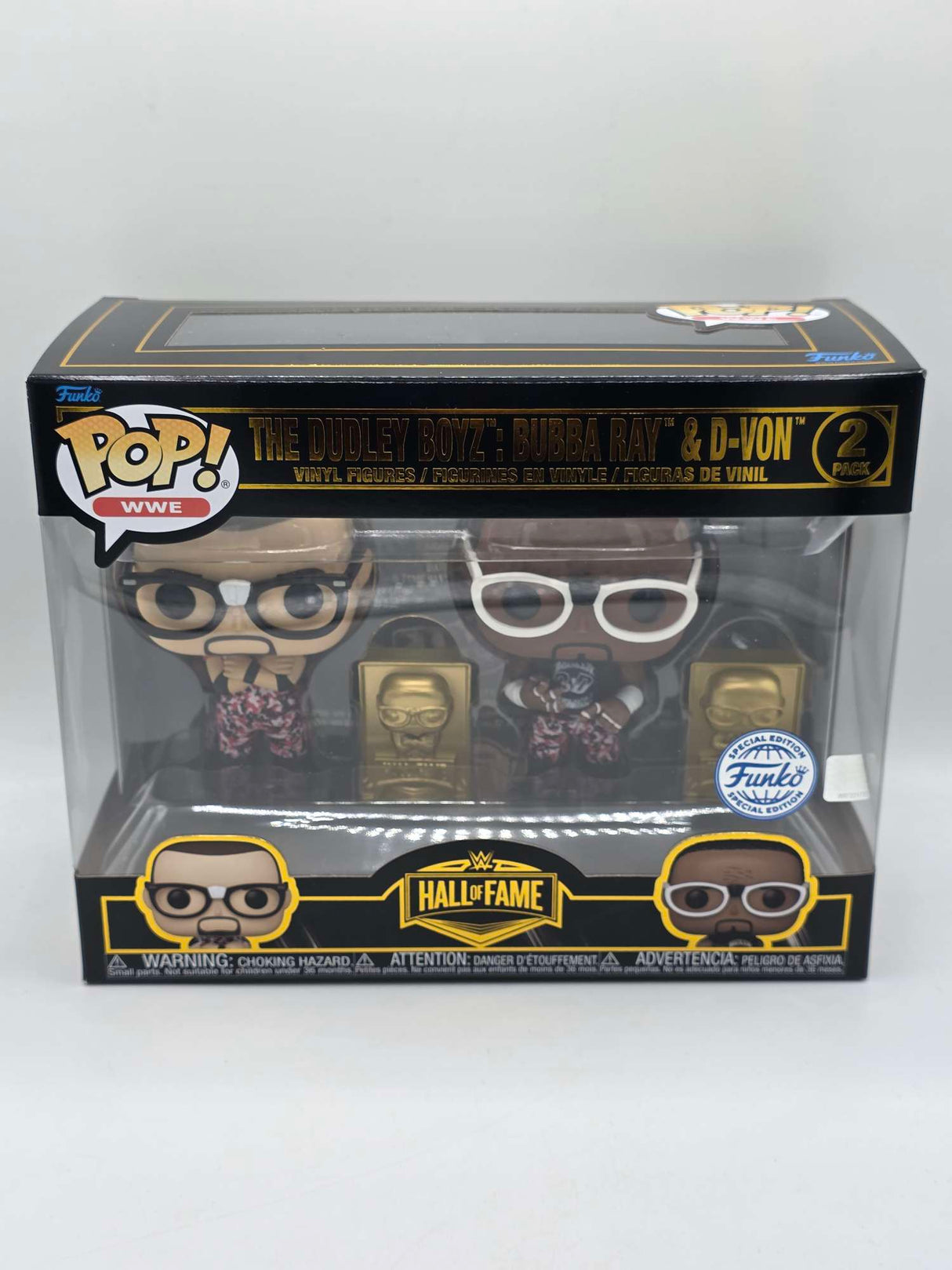 THE DUDLEY BOYZ BUBBA RAY & D-VON (HALL OF FAME) | Funko Pop WWE | 2 Pack