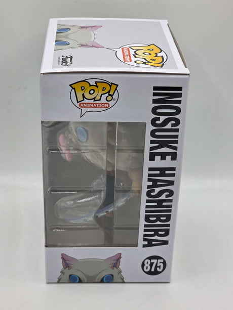 Damaged Box | INOSUKE HASHIBIRA (MASKED) | Demon Slayer | Funko Pop Animation | Flocked #875