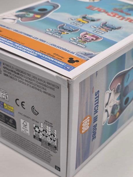 Slight Damaged Box | STITCH IN ROBE | Funko Pop Disney Lilo & Stitch #1608