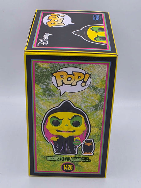 DISGUISED EVIL QUEEN (WITH RAVEN) | Blacklight | Funko Pop Disney Villains #1426