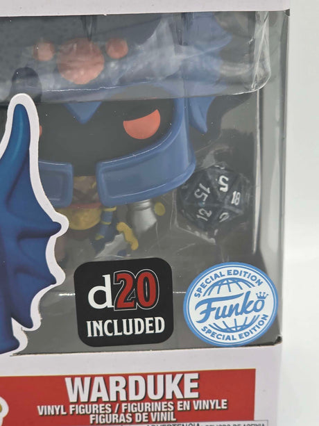 Slight Damaged Box | WARDUKE (WITH D20 DICE) | Dungeons & Dragons | Funko Pop Games #847