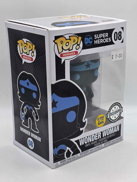 Damaged Box | WONDER WOMAN SILHOUETTE | DC Super Heroes | Funko Pop Heroes #08