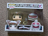 Damaged Box | RITA REPULSA & LORD ZEDD | Funko Television | Power Rangers  | 2 Pack