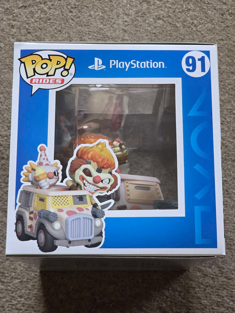 Slight Damaged Box | SWEET TOOTH & ICE CREAM TRUCK | PlayStation Twisted Metal | Funko Pop Rides #91