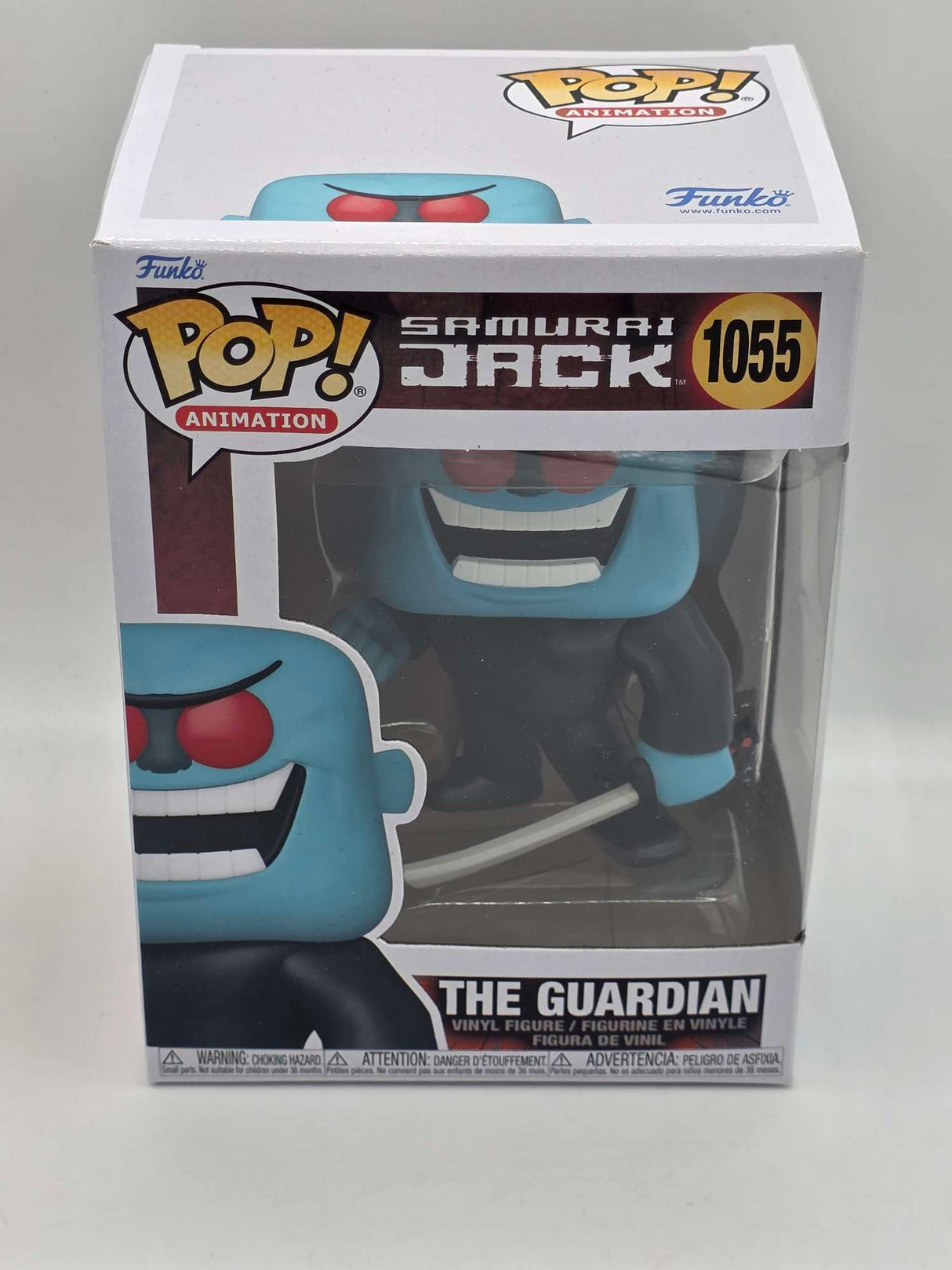Slight Damaged Box | THE GUARDIAN | Samurai Jack | Funko Pop Animation #1055