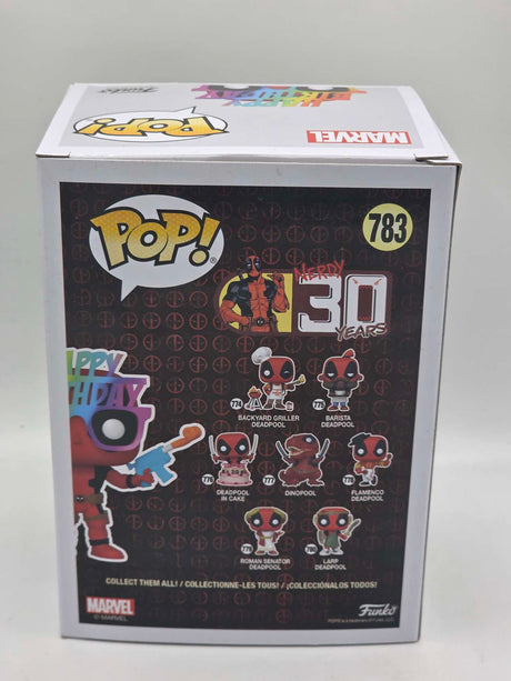 Damaged | DEADPOOL (BIRTHDAY GLASSES) | Funko Pop Marvel #783