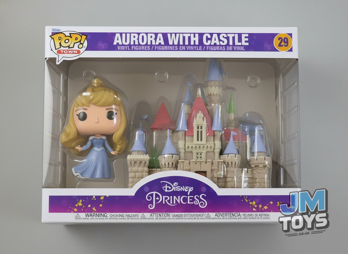 Slight Box Damaged | PRINCESS AURORA WITH CASTLE | Disney Ultimate Princess | Funko Town | 6 Inch #29