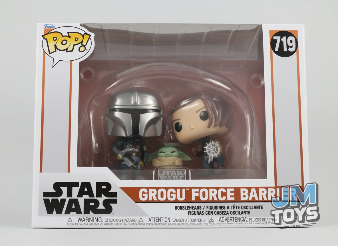GROGU FORCE BARRIER | Funko Pop Star Wars Television Moments | 6 INCH #719