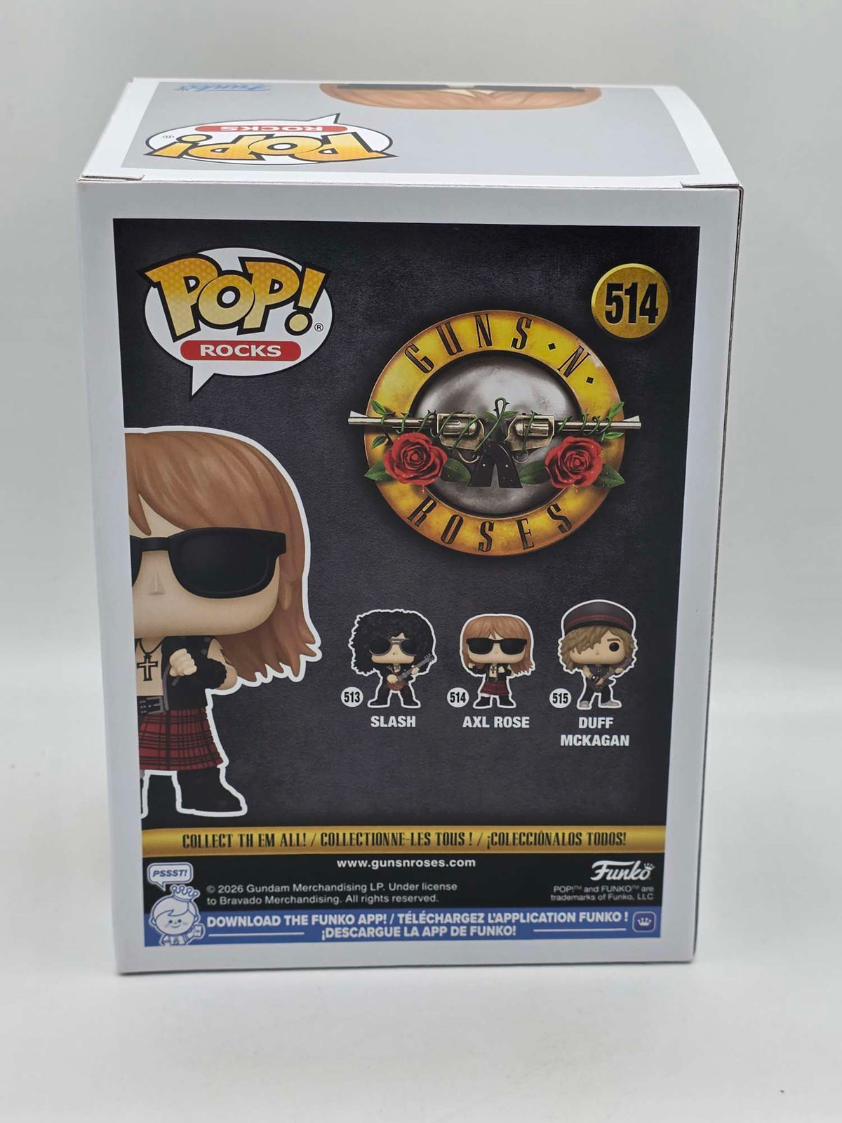 AXL ROSE | Guns N Roses LIVE AND LET DIE | Funko Pop Rocks #514