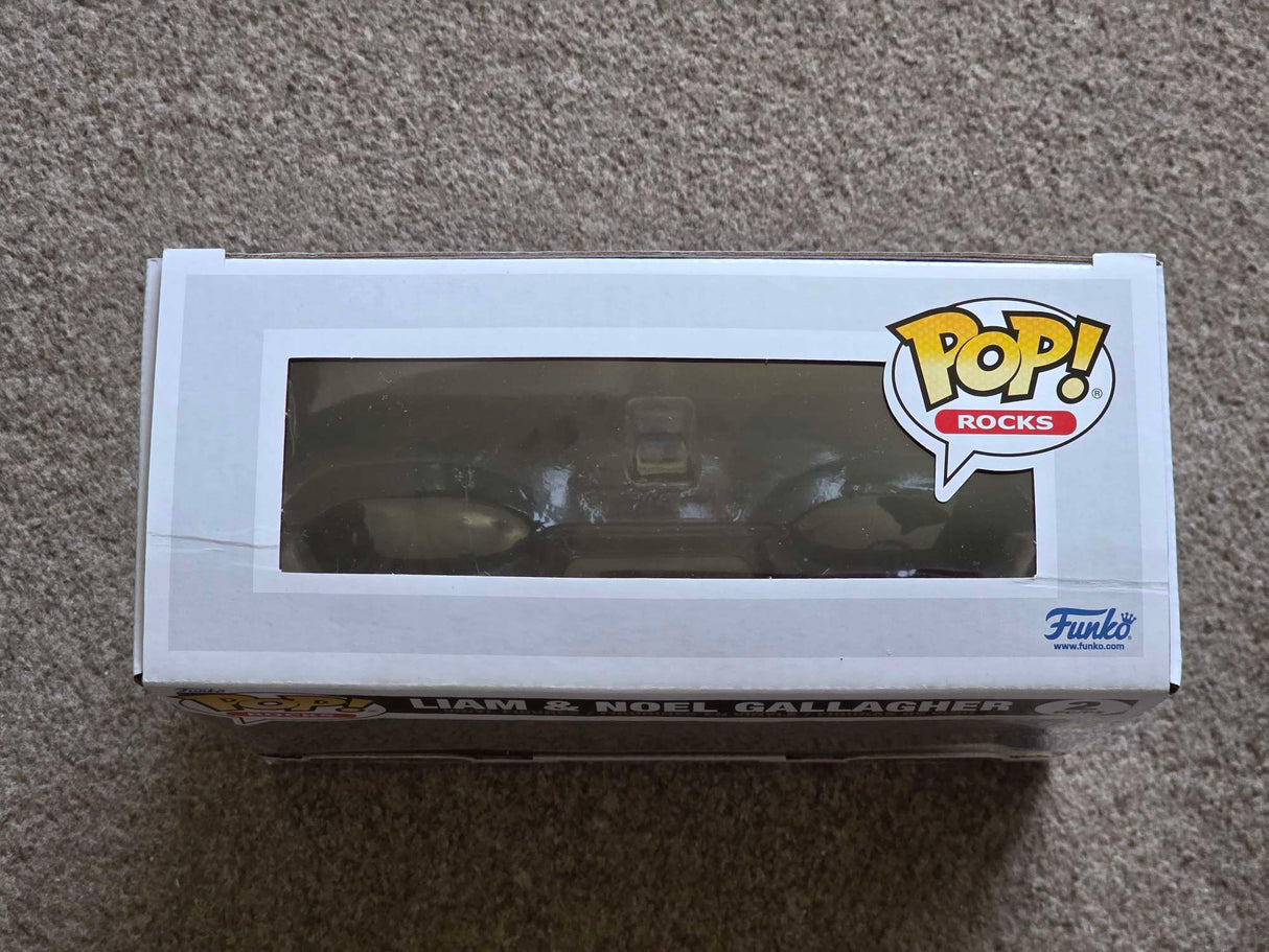 Slight Damaged Box | LIAM AND NOEL GALLAGHER  | Oasis | Funko Pop Rocks 2 Pack