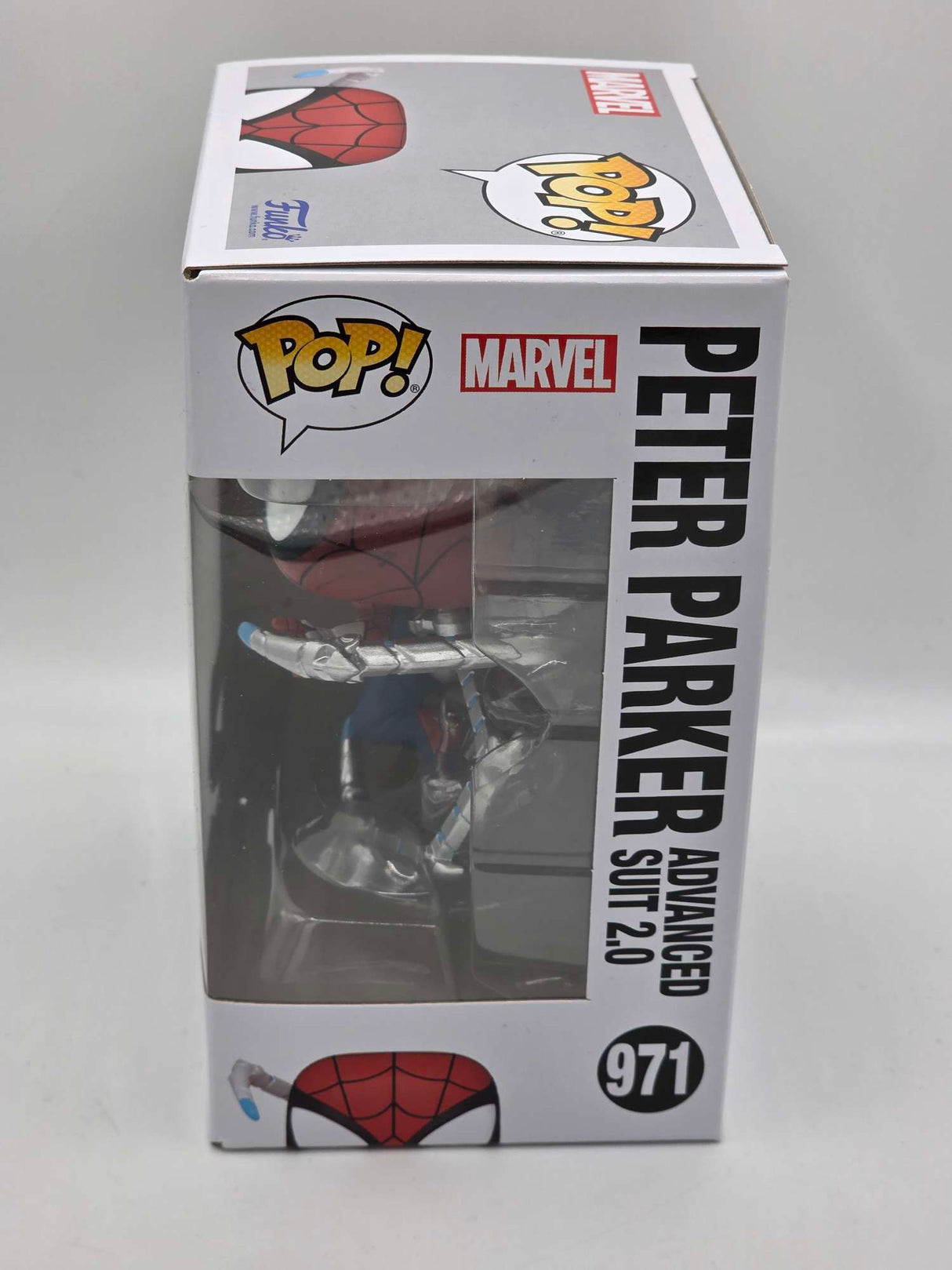 Damaged Box | Funko Pop Games | Marvel Gamerverse | Spider-Man 2 | Peter Parker Advanced Suit 2.0 #971