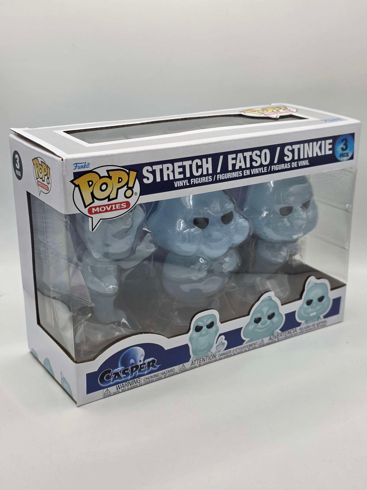 Slight Damaged Box | STRETCH / FATSO / STINKIE | Casper 30th Anniversary | Funko Movies | 3 Pack
