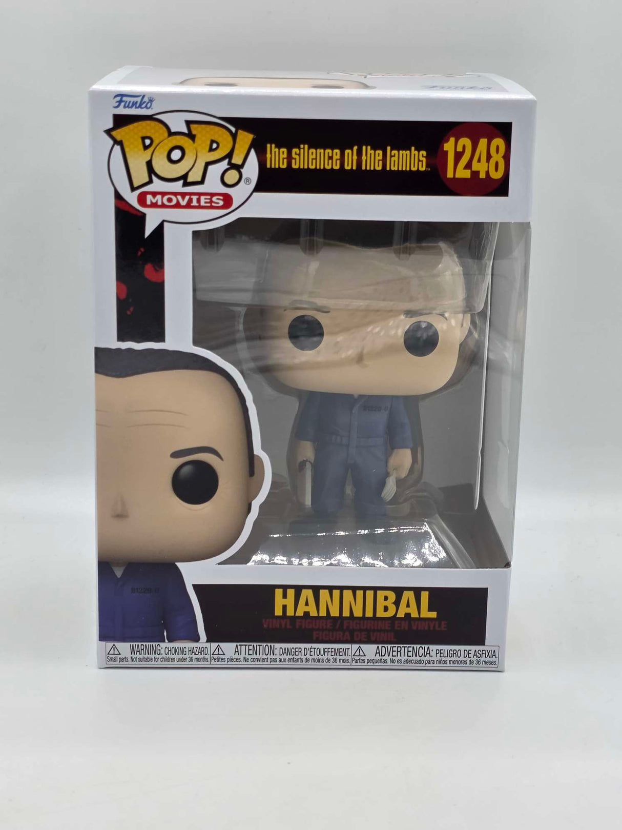 HANNIBAL LECTER  WITH KNIFE AND FORK | The Silence of the Lambs  | Funko Pop Movies #1248