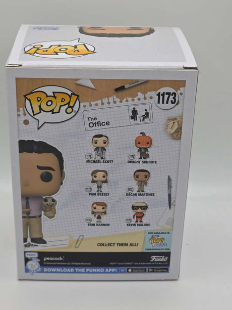 Slight Damaged Box | OSCAR MARTINEZ WITH SCARECROW DOLL | The Office | Funko Pop Television #1173