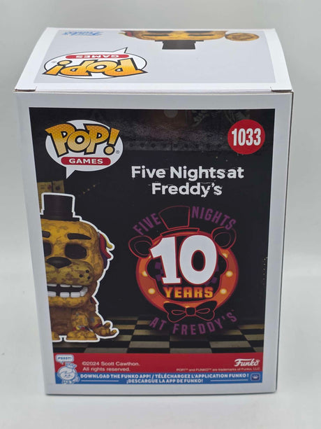 WITHERED GOLDEN FREDDY | Five Nights at Freddy's | Funko Pop Games #1033