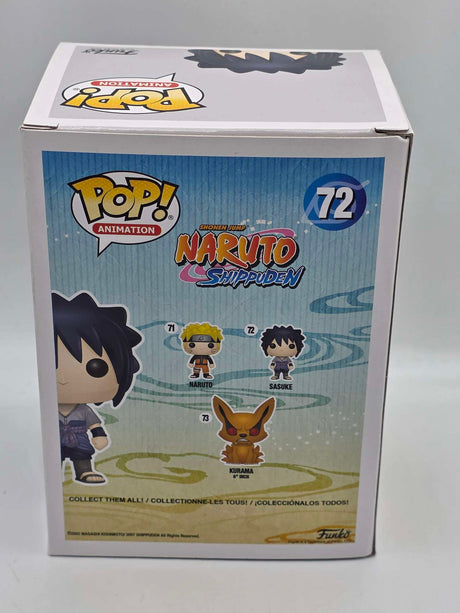 Damaged Box | Funko Pop Animation | Naruto Shippuden | Sasuke #72