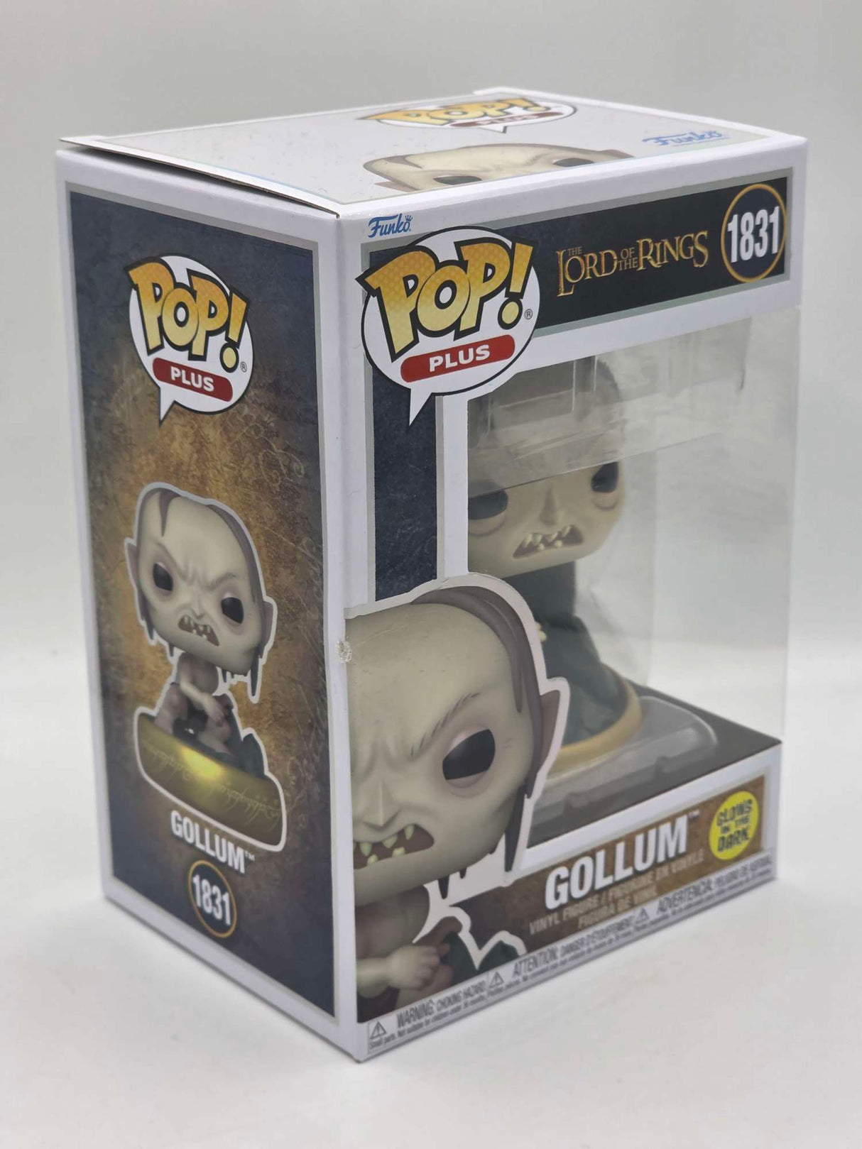 Slight Damaged Box | GOLLUM | Lord of The Rings | Funko Pop Plus | GLOW #1831