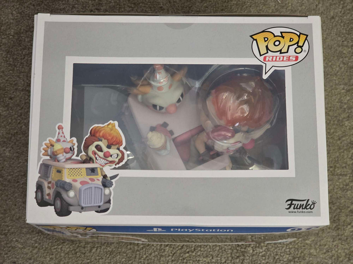 Slight Damaged Box | SWEET TOOTH & ICE CREAM TRUCK | PlayStation Twisted Metal | Funko Pop Rides #91