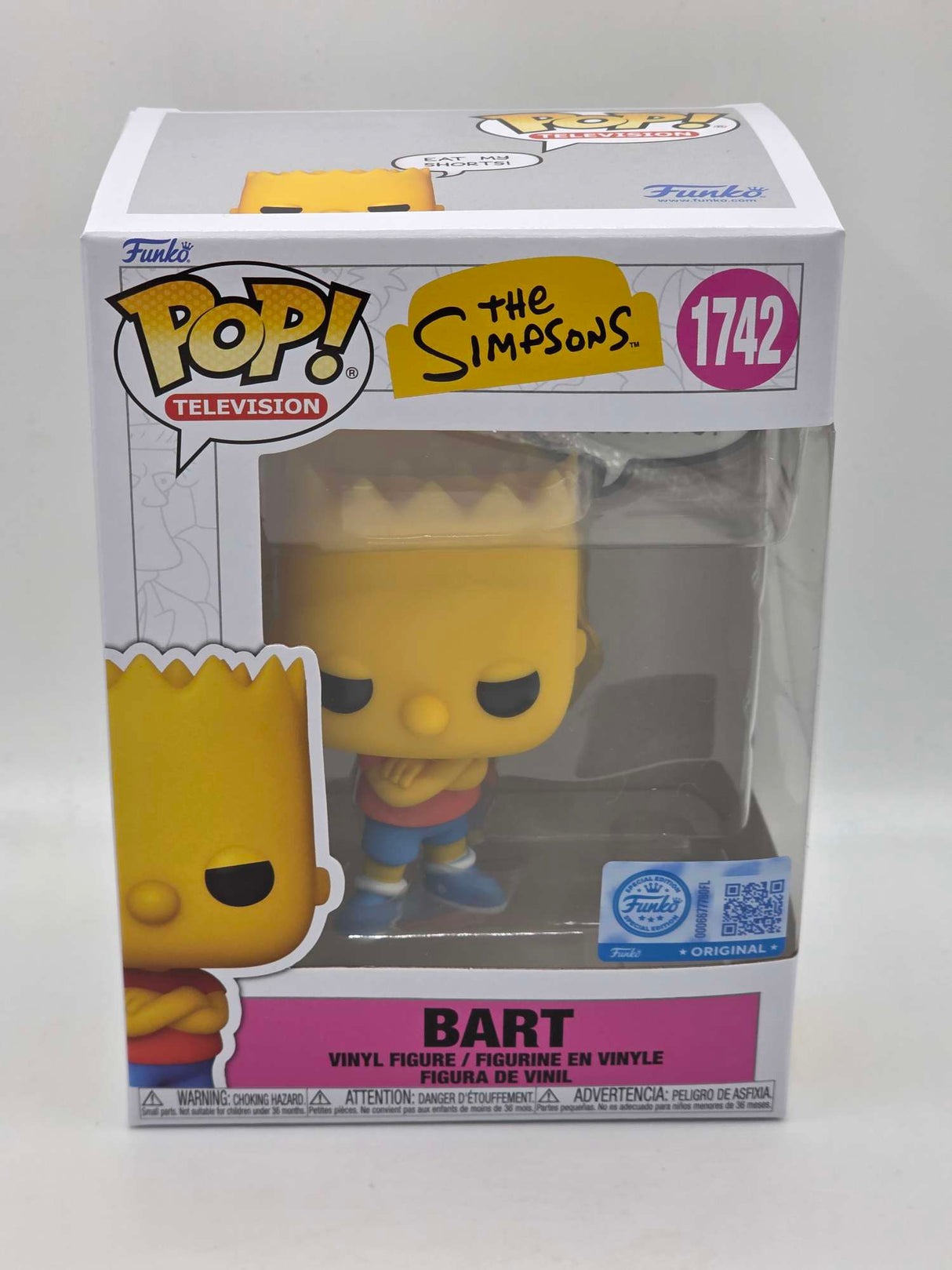 BART (EAT MY SHORTS) | The Simpsons | Funko Pop Television #1742