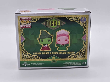 ELPHABA THROPP & GLINDA UPLAND (OMBRE) | Wicked | Funko Pocket Pop! Keychain 2 Pack