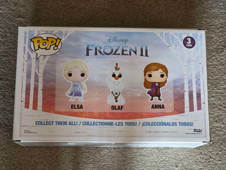 Slight Damaged Box | ELSA / OLAF / ANNA | Disney's Frozen 2 | Funko Pop  | 3 Pack
