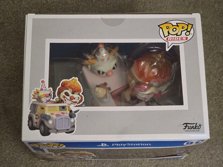Slight Damaged Box | SWEET TOOTH & ICE CREAM TRUCK | PlayStation Twisted Metal | Funko Pop Rides #91
