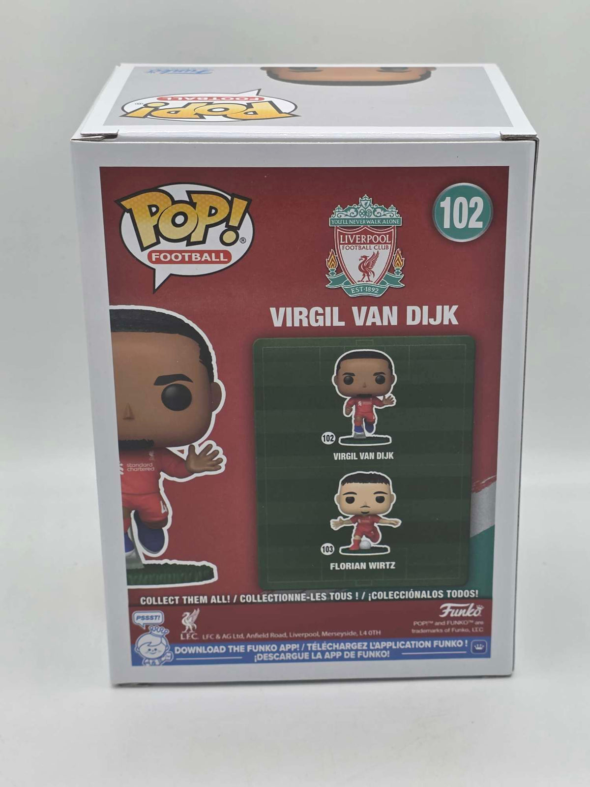 VIRGIL VAN DIJK (LEAPING)  | Liverpool | Funko Pop Football #102