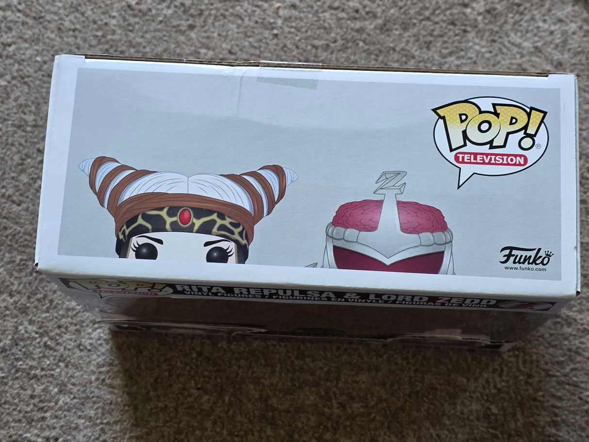 Damaged Box | RITA REPULSA & LORD ZEDD | Funko Television | Power Rangers  | 2 Pack