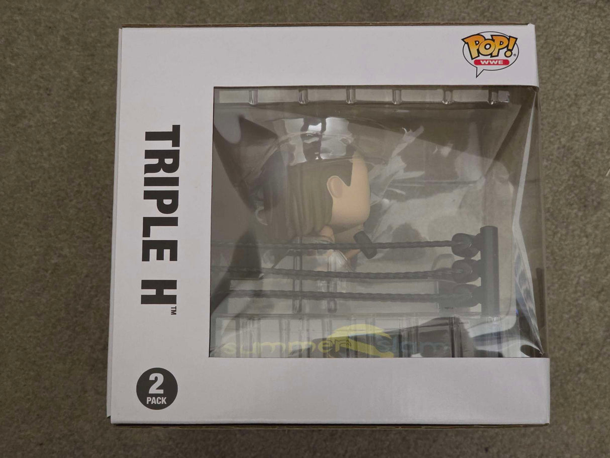 Slight Damaged Box | Funko Pop WWE Moments | Triple H and Shawn Michaels Ring | 2 Pack