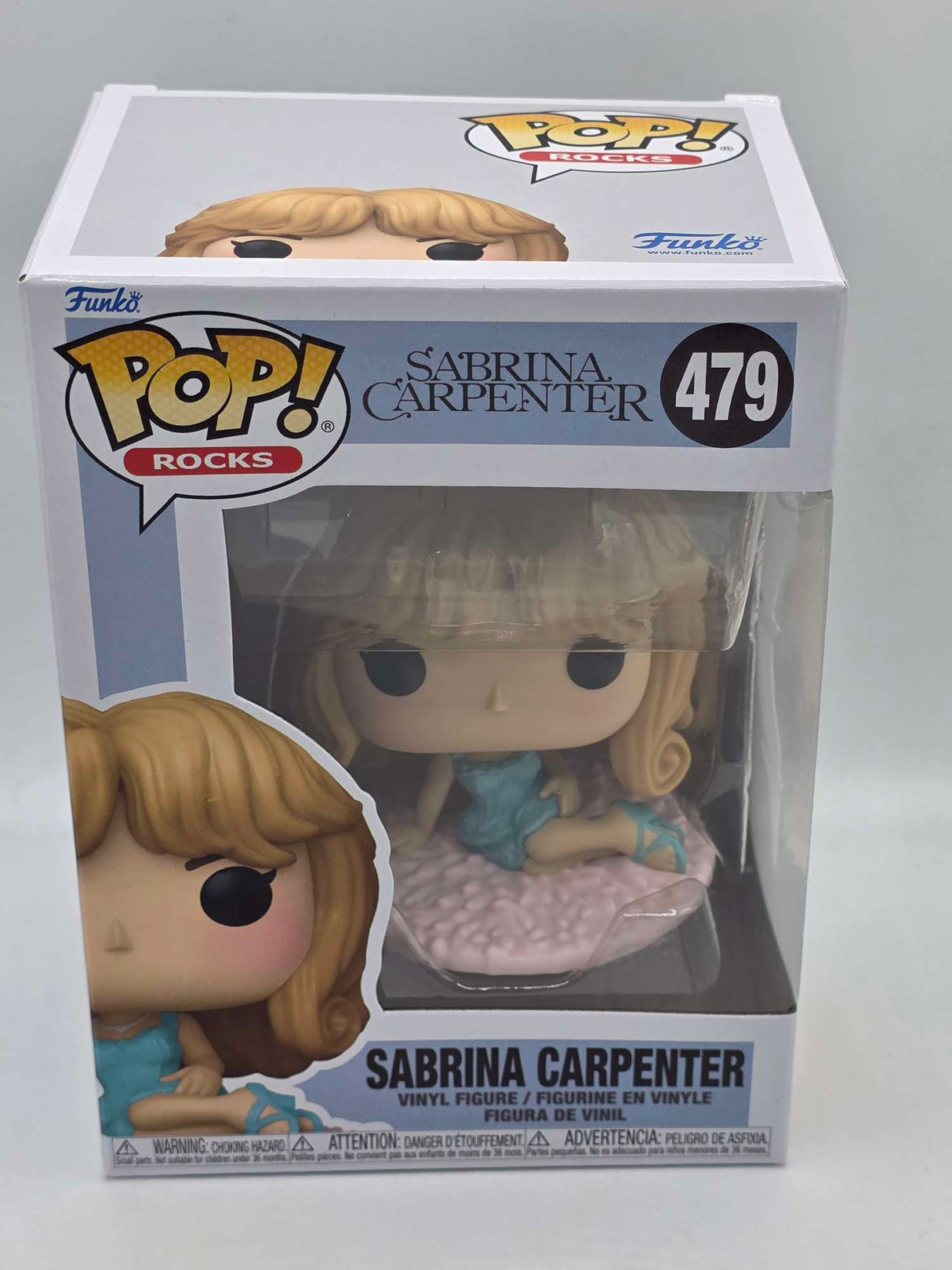 Slight Damaged Box | SABRINA CARPENTER (NIGHT GOWN) | Funko Pop Rocks #479