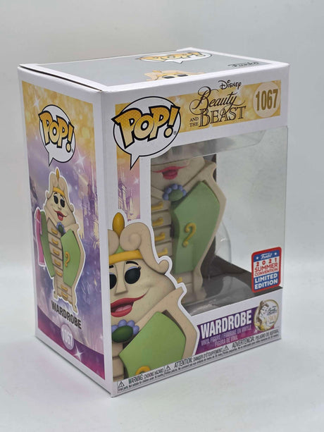 Damaged Box | WARDROBE | Beauty and the Beast |  Funko Pop Disney | Funkon 2021 Summer Convention Exclusive #1067
