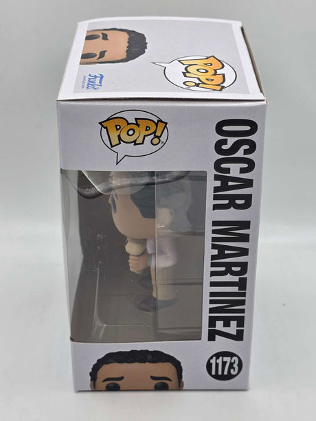 Slight Damaged Box | OSCAR MARTINEZ WITH SCARECROW DOLL | The Office | Funko Pop Television #1173