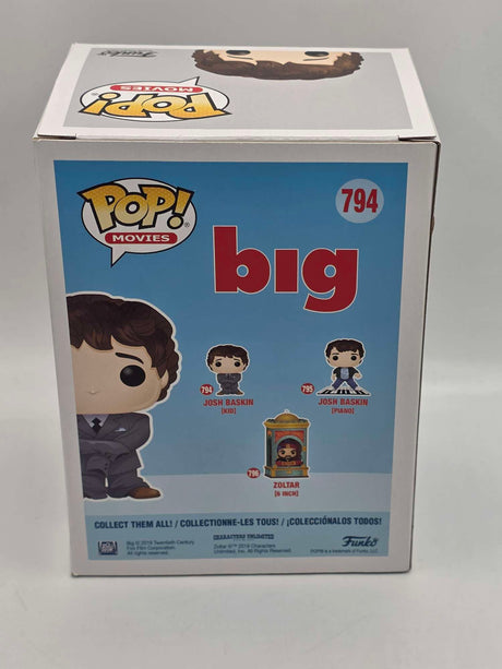 Slight Damaged Box | JOSH BASKIN | Big | Funko Movies #794