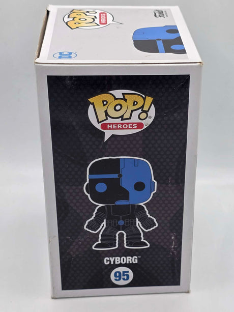 Damaged Box | CYBORG SILHOUETTE | DC Super Heroes | Funko Pop Heroes #95