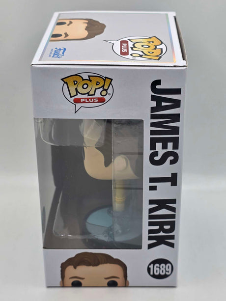 Slight Damaged Box | JAMES T. KIRK (TRANSPORTER) | Star Trek | Funko Pop Plus | Glitter #1689