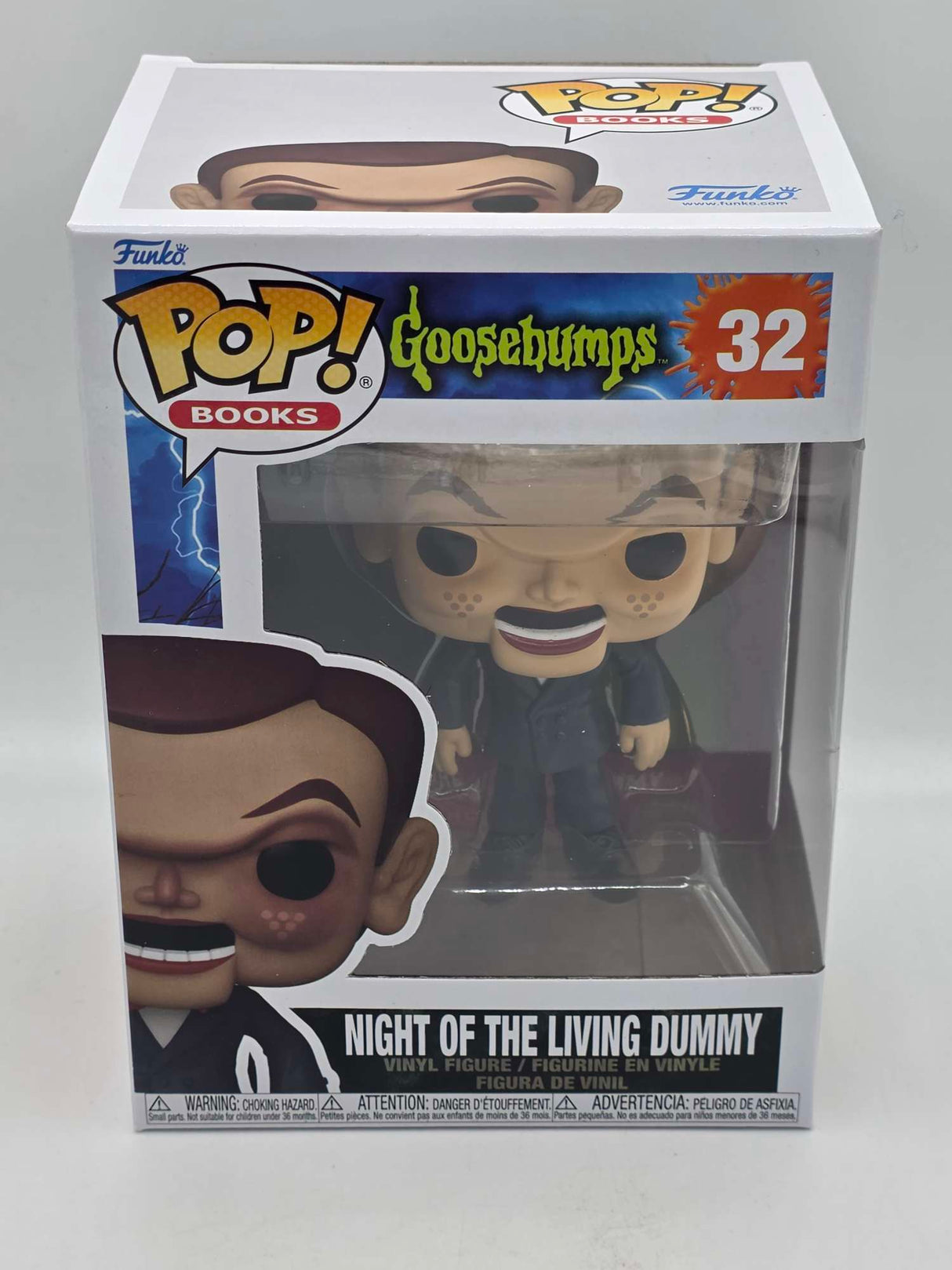 Slight Damaged Box | NIGHT OF THE LIVING DUMMY | Goosebumps | Funko Pop Books | #32