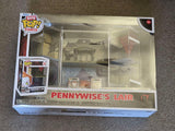 I.T. FUNHOUSE PLAYSET & 2 FIGURES | Display Case with Interior Scene & Storage | Funko Bitty POP! Boxes