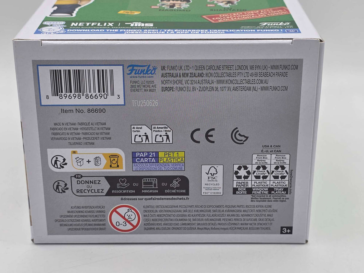 TARO SAKAMOTO (PRIME FORM) | Sakomoto Days | Funko Pop Animation #2058 | CHASE