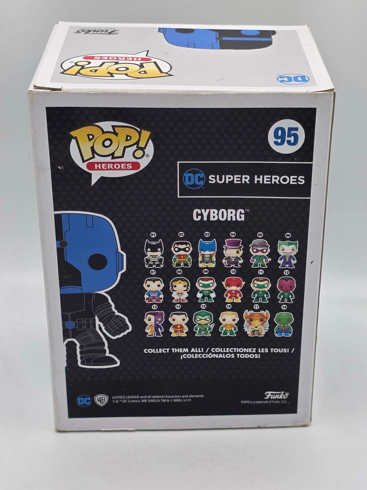 Damaged Box | CYBORG SILHOUETTE | DC Super Heroes | Funko Pop Heroes #95