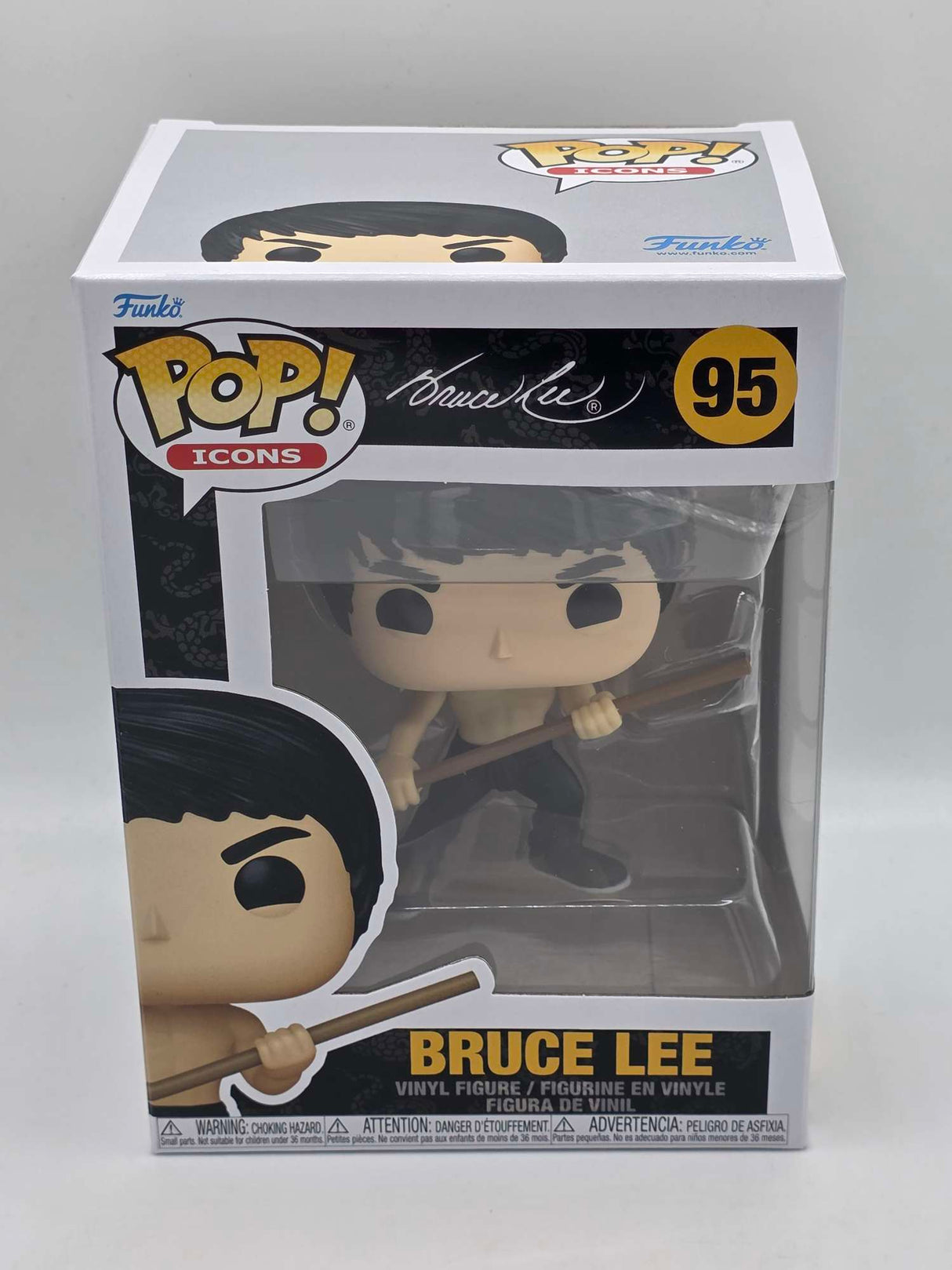 BRUCE LEE (WITH BO STAFF) | Funko Pop Icons #95