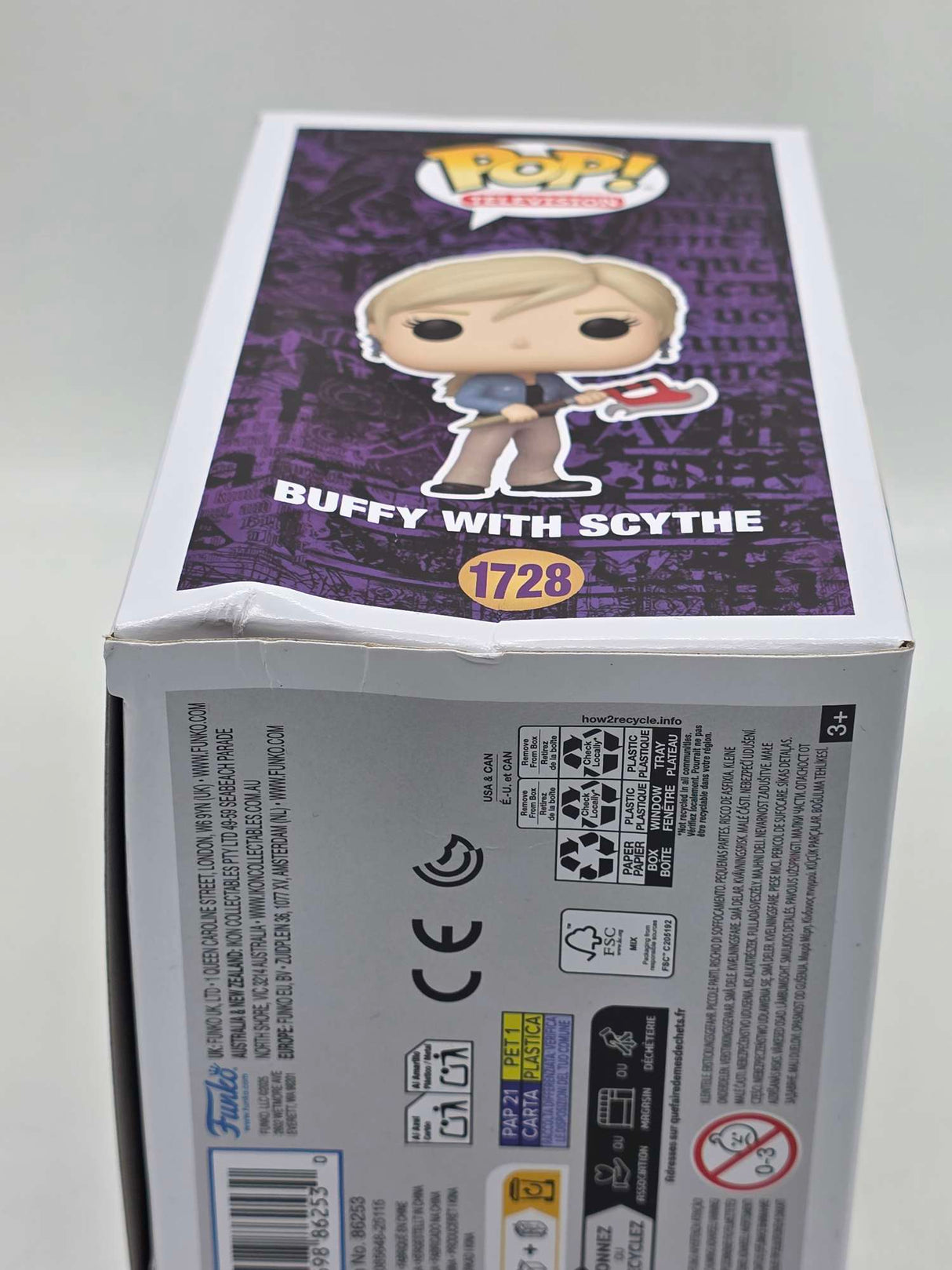 Damaged Box | BUFFY WITH SCYTHE | Buffy The Vampire Slayer | Funko Pop Television #1728