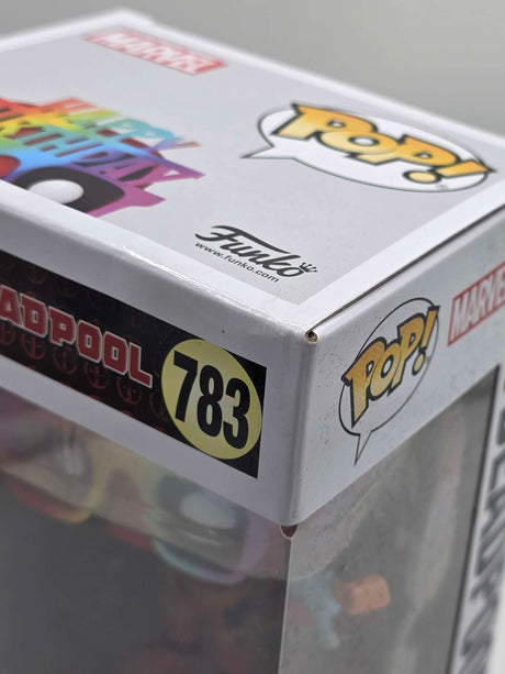 Damaged | DEADPOOL (BIRTHDAY GLASSES) | Funko Pop Marvel #783