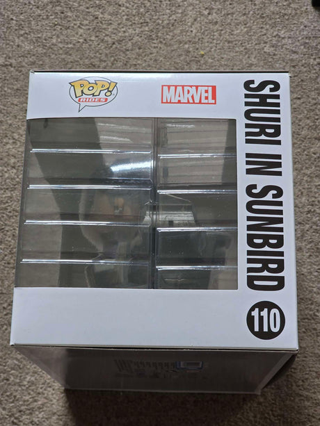 Damaged Box | SHURI IN SUNBIRD | Black Panther | Funko Pop Marvel Rides #110