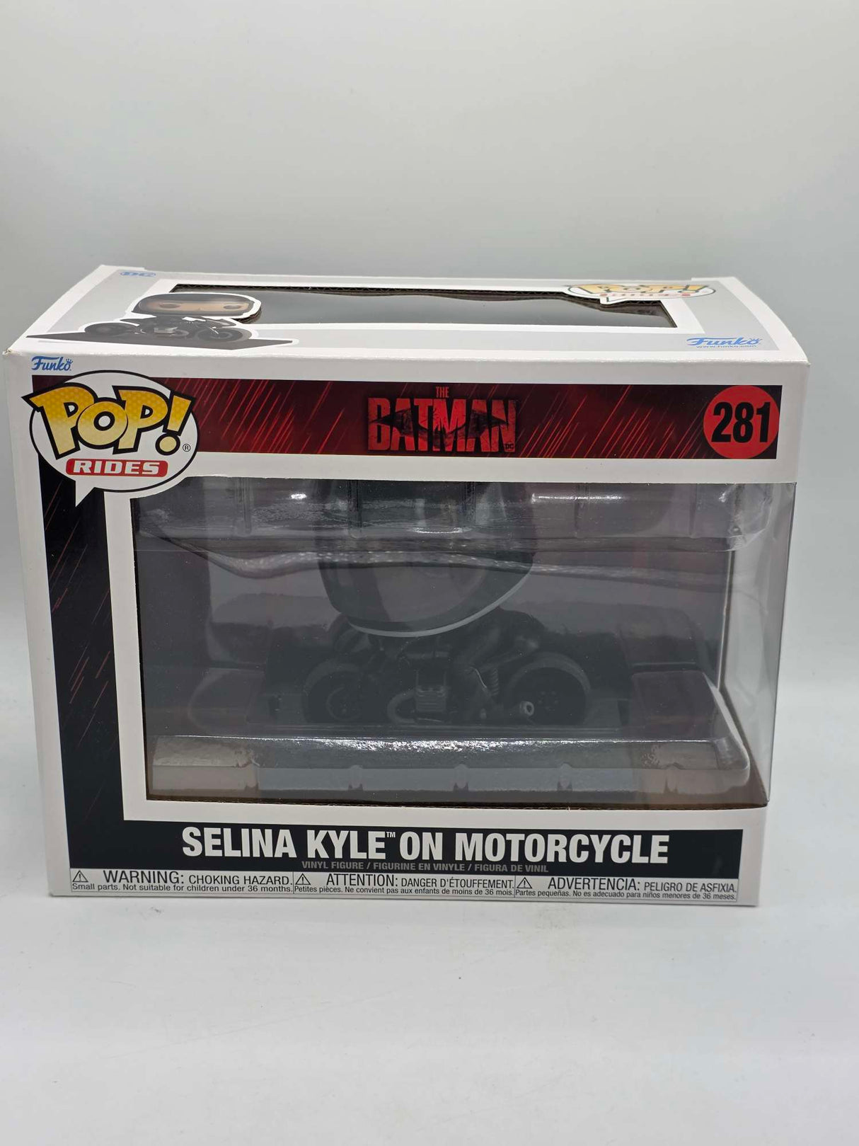 Slight Damaged Box | Funko Pop Rides | Batman | Selina Kyle on Motorcycle #281
