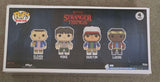 Slight Damaged Box | Funko Pop 8-Bit | Stranger Things | Eleven with Eggos / Mike / Dustin / Lucas 4 Pack