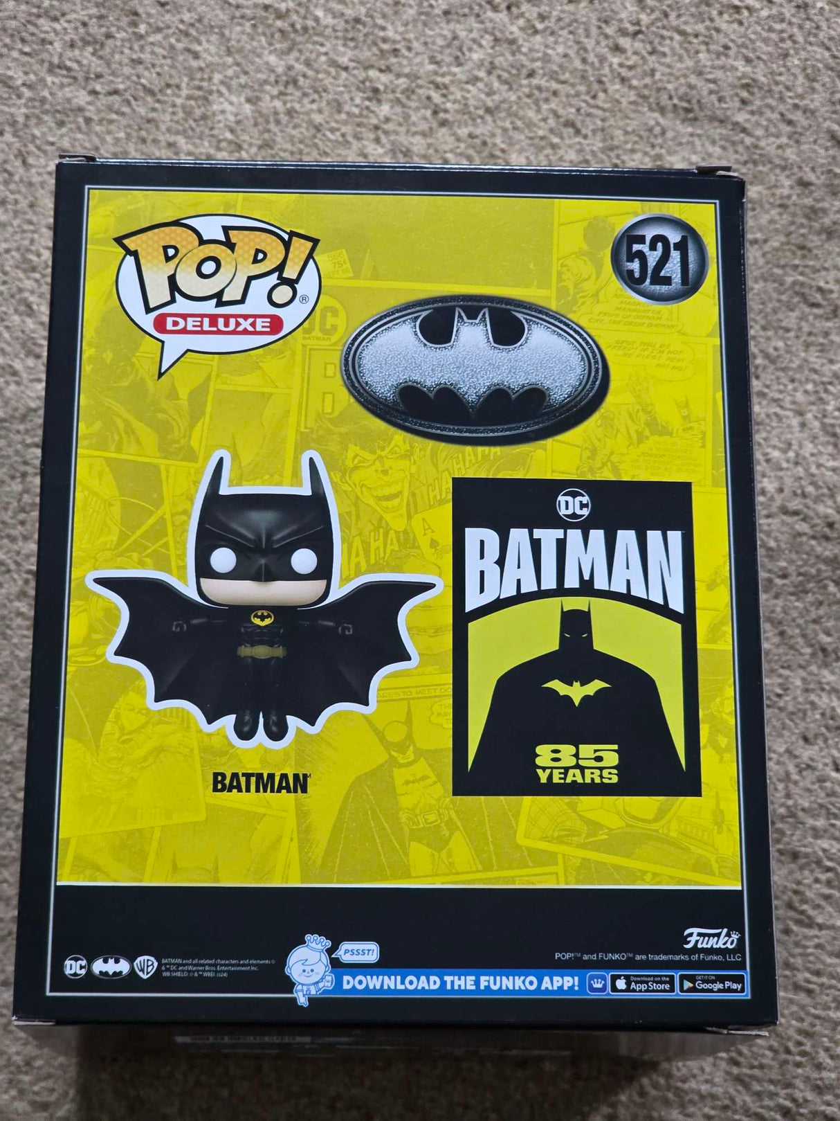 Damaged Box | BATMAN SOARING  | 85th Anniversary | Funko Pop Deluxe | #521