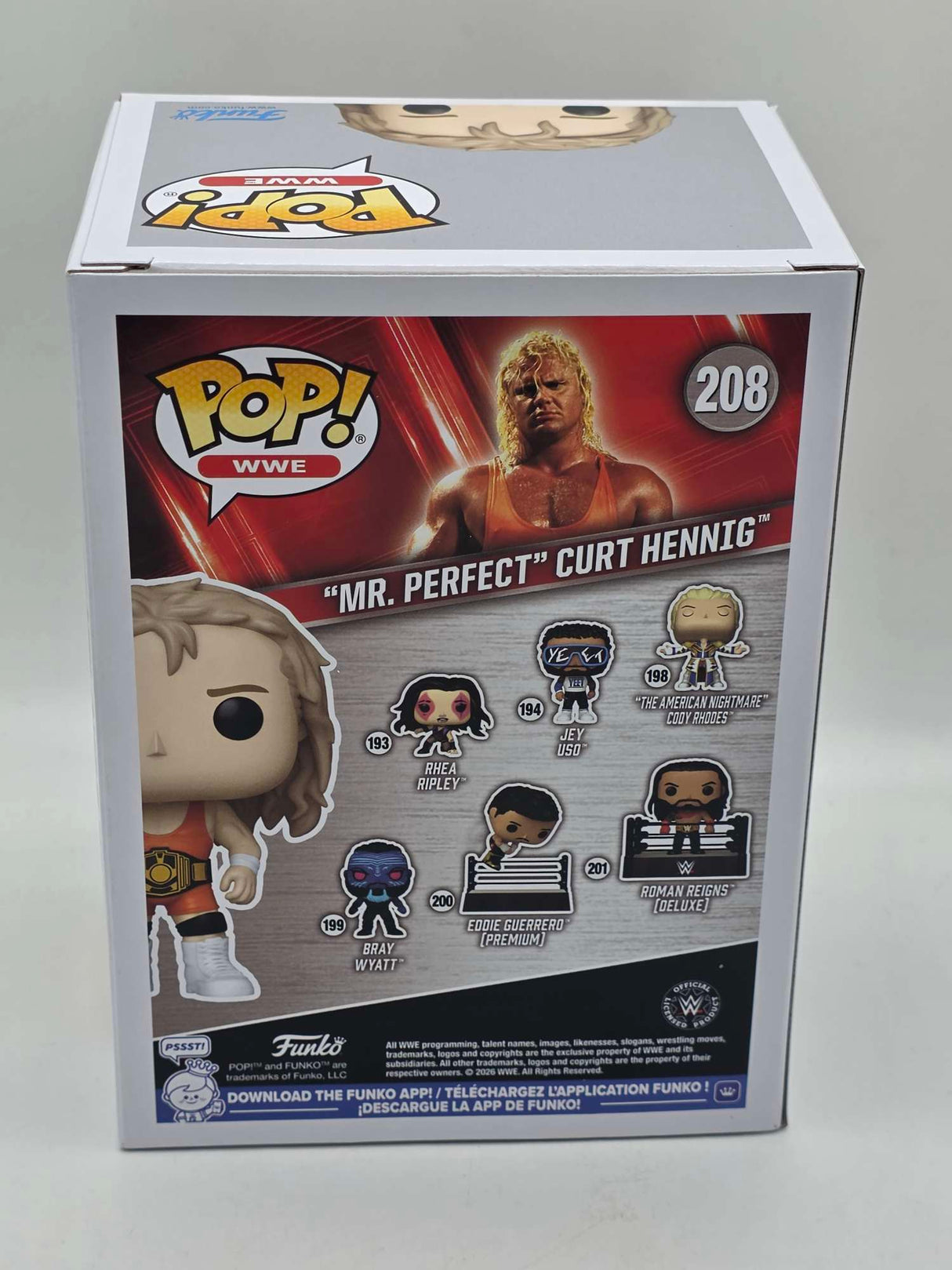 "MR. PERFECT" CURT HENNIG | Funko Pop WWE #208