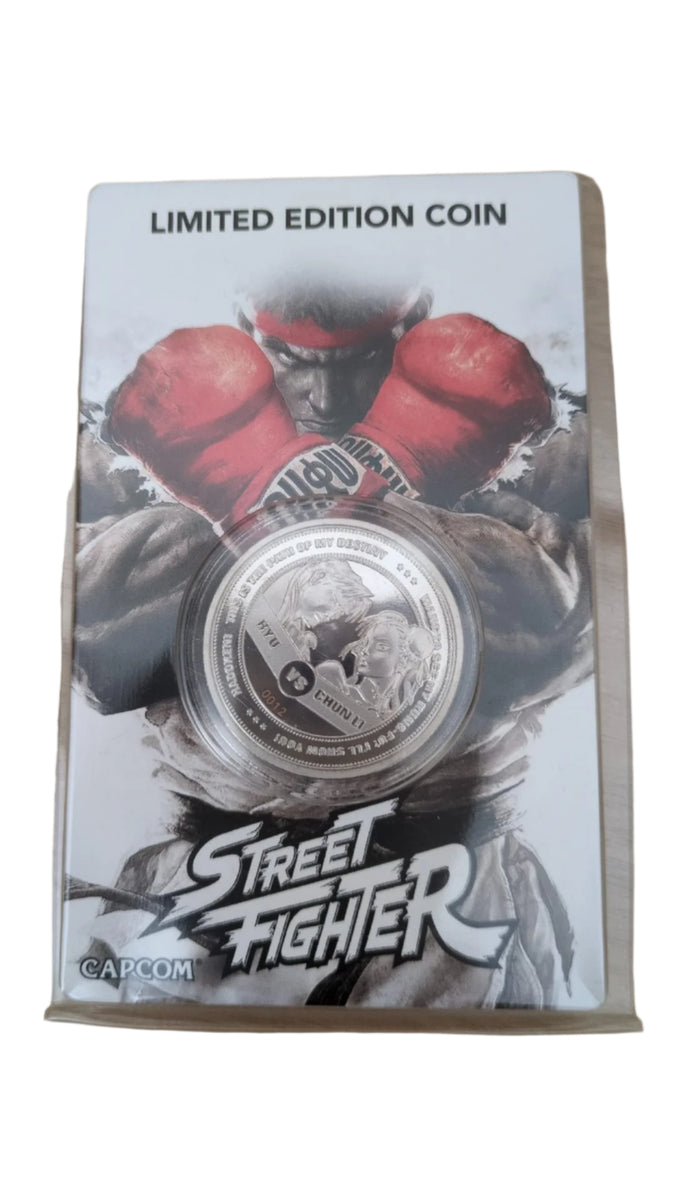 Ryu vs Chun Li | Street Fighter | Limited Edition Coin – JMToys.co.uk