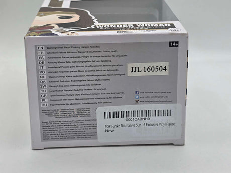 Damaged Box | PATINA WONDER WOMAN BRONZE | Batman vs Superman | Funko Pop Heroes #86