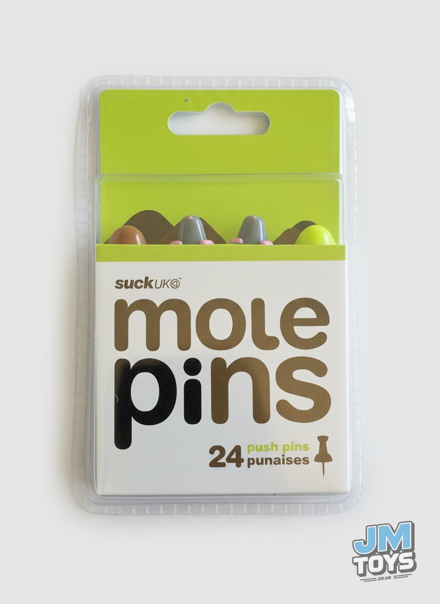 MOLE PINS | 24 x Push Pins | SuckUK